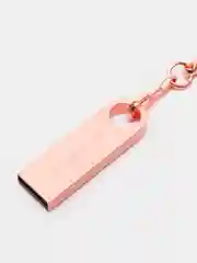 Розовый металлическая флешка USB