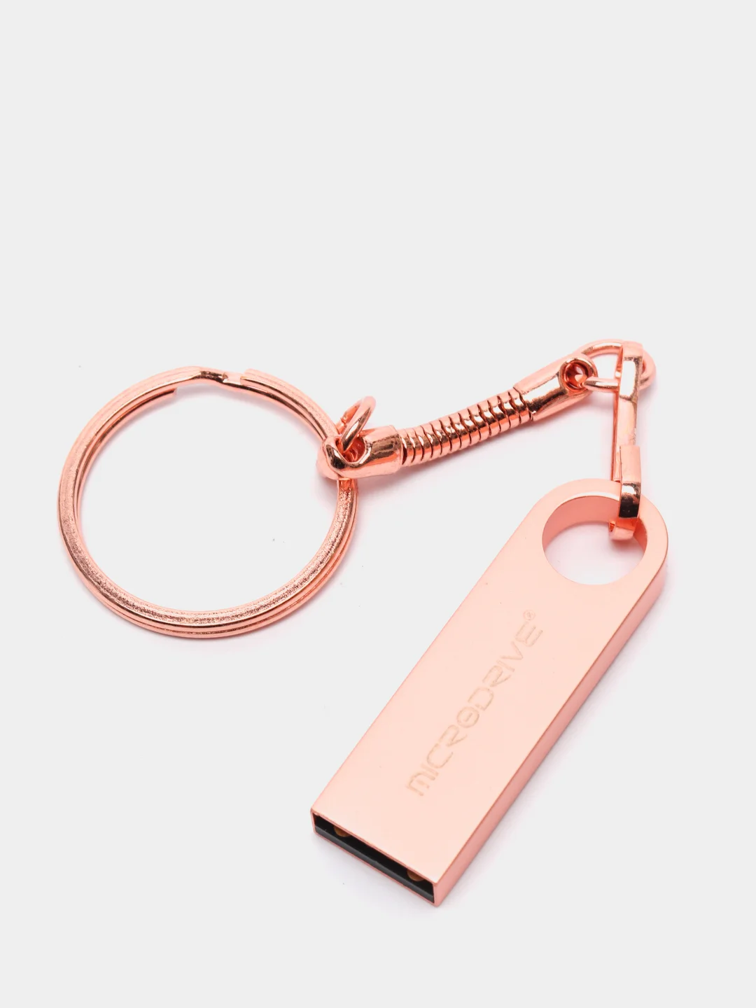 Розовый металлическая флешка USB