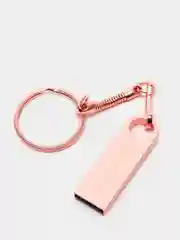 Розовый металлическая флешка USB