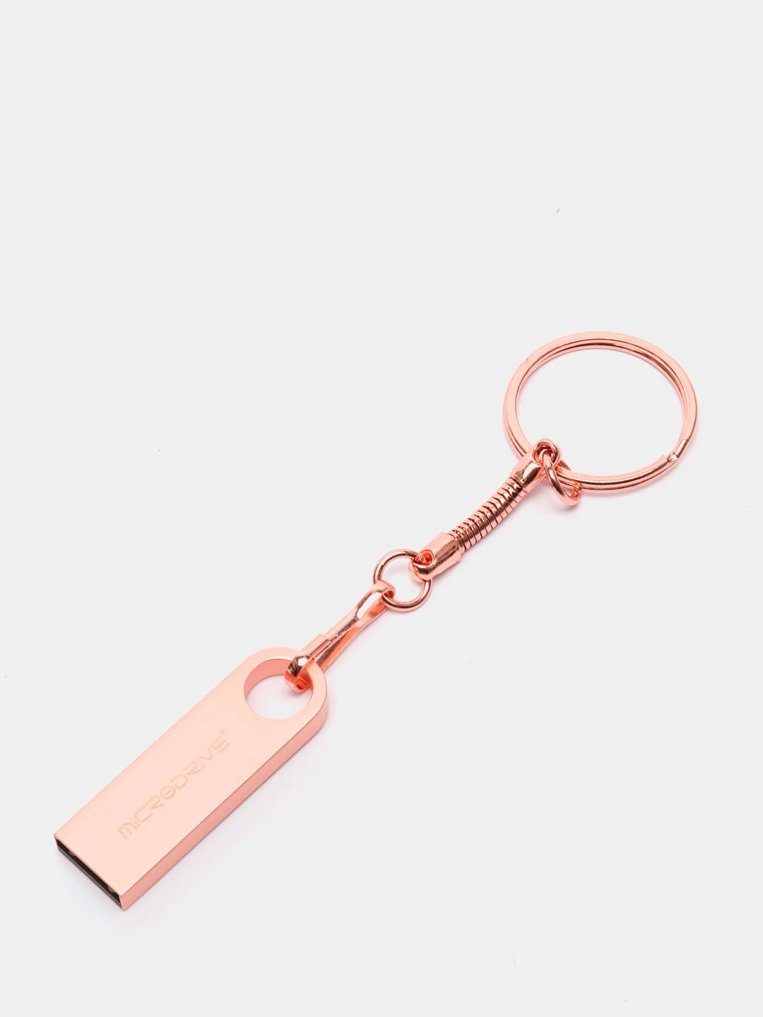 Розовый металлическая флешка USB