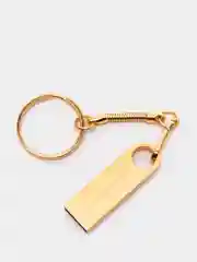 Золотой металлическая флешка USB