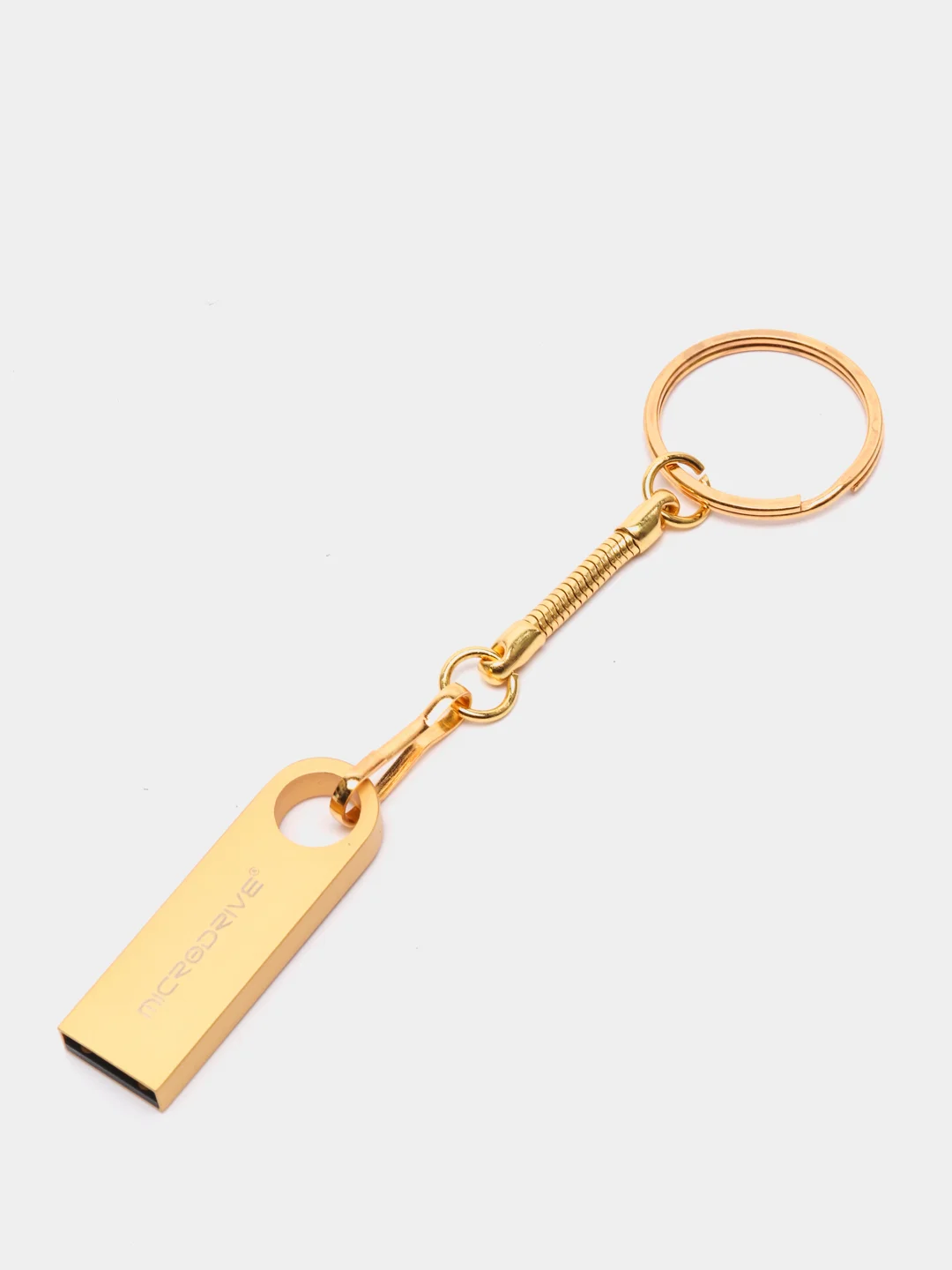 Золотой металлическая флешка USB