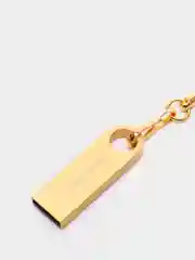 Золотой металлическая флешка USB