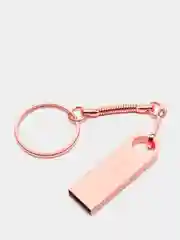 Розовый металлическая флешка USB