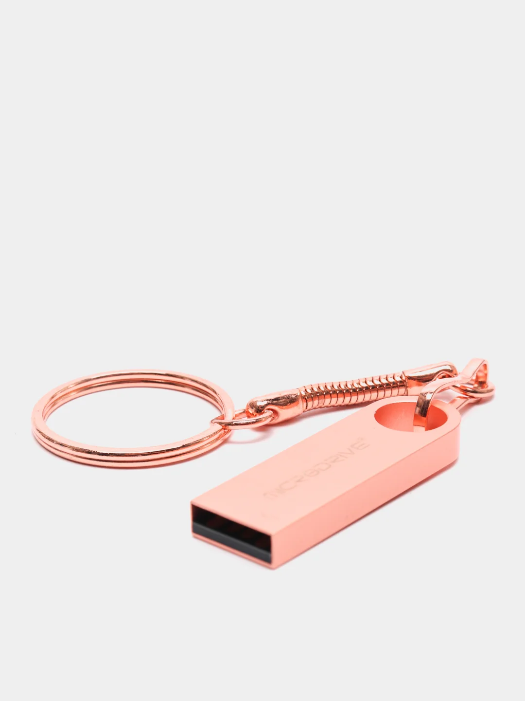 Розовый металлическая флешка USB