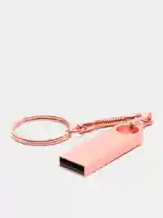 Розовый металлическая флешка USB