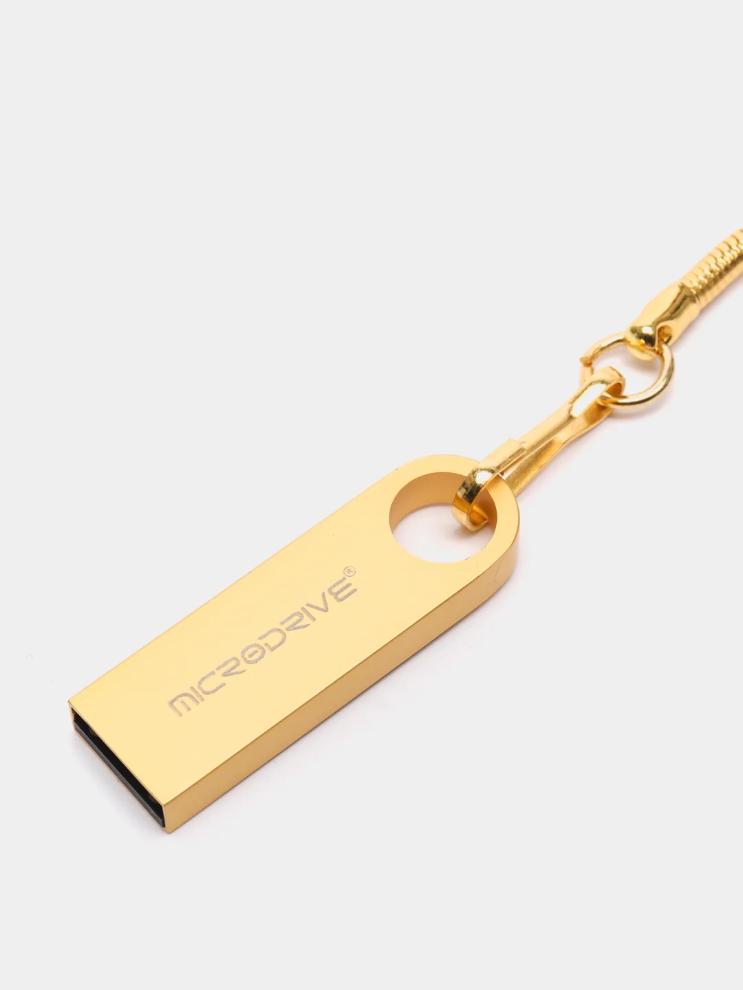 Золотой металлическая флешка USB