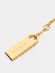 Золотой металлическая флешка USB