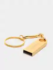 Золотой металлическая флешка USB