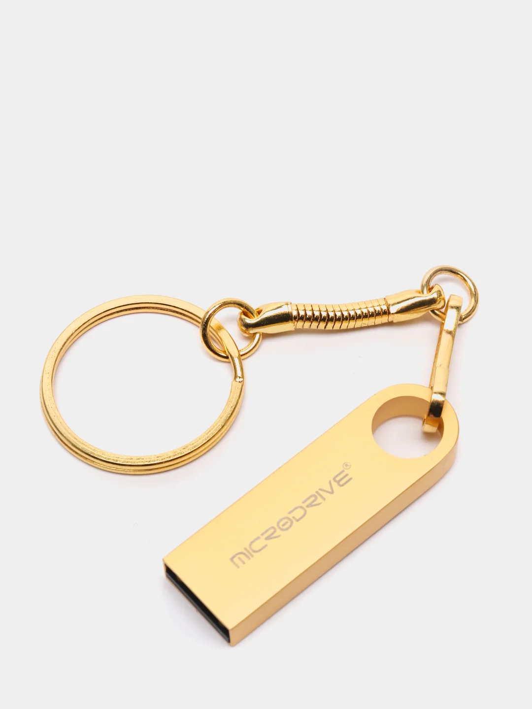 Золотой металлическая флешка USB