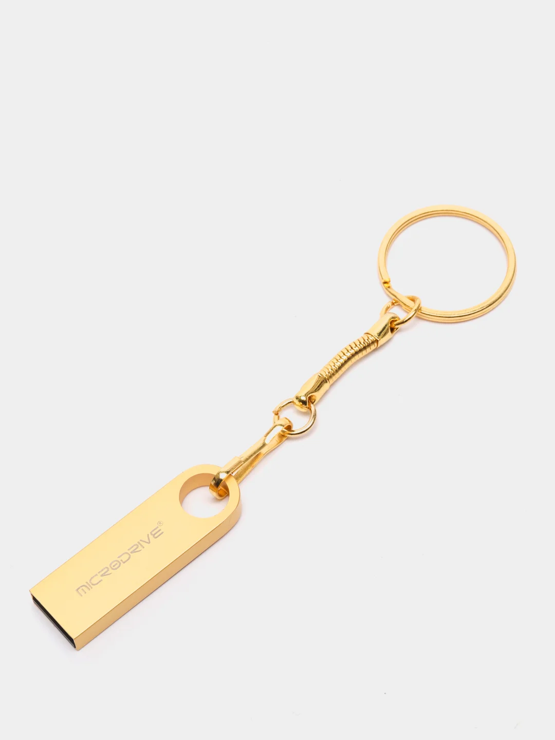 Золотой металлическая флешка USB