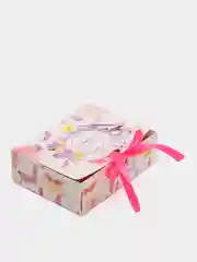 Пастельно-коралловый складная коробка подарочная  16.5*12.5*5 см