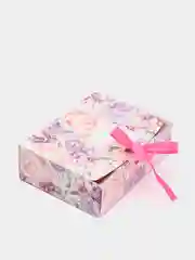 Пудровый складная коробка подарочная  16.5*12.5*5 см