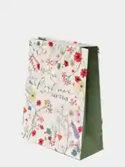 Золотистый хаки пакет подарочный, 18*23*10 см