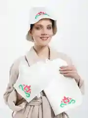 Банный набор с татарским орнаментом, 3 предмета