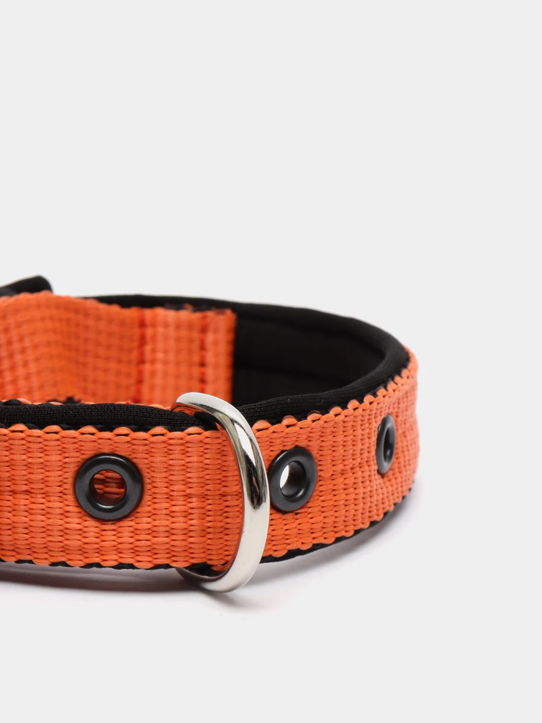 Оранжевый ошейник капроновый для собак "Strong Dog" Regular Premium, 20мм