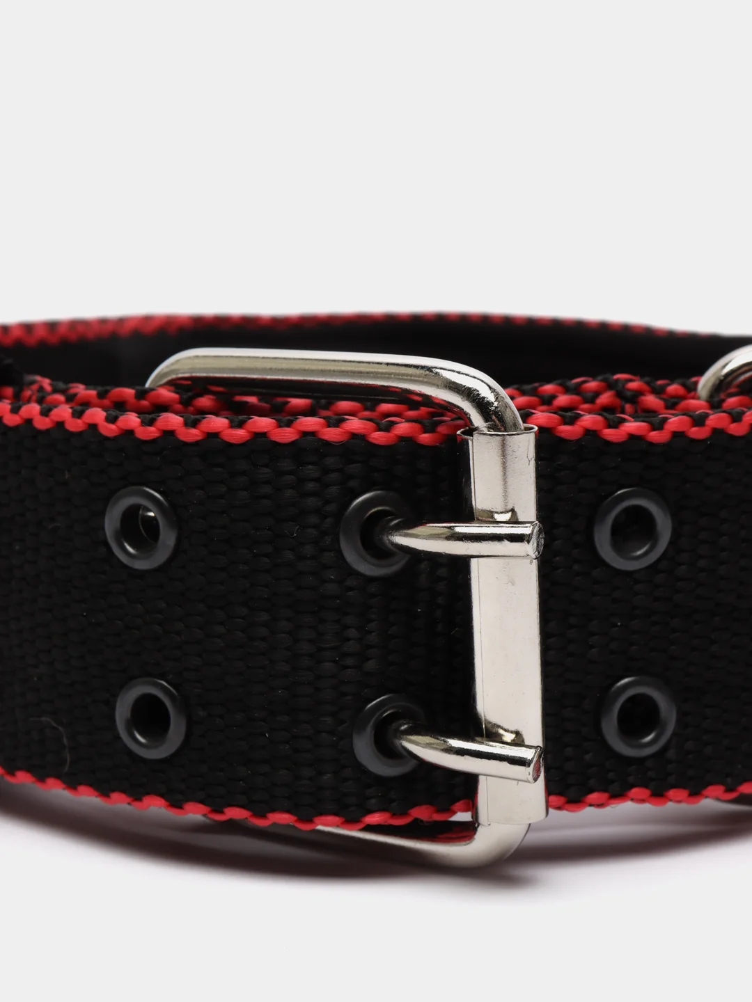 Черный ошейник для собак капроновый "Strong Dog" Regular Premium, 45мм