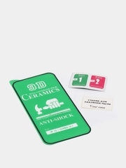 Защитное стекло Ceramics на iPhone 12 / 12 Pro (Айфон 12, 12 Про), гибкое