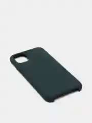 Тёмно-зелёный чехол Silicon Case для iPhone 11