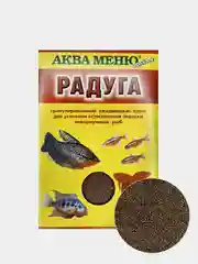 Корм АКВА МЕНЮ Радуга 25 гр, гранулы, для усиления естественной окраски аквариумных рыб