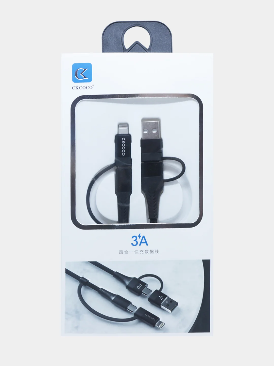 Кабель 4в1 Lightning USB Type C, для зарядки CKCOCO С-10B