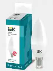 Светодиодная лампа свеча IEK 5 штук, цоколь E14/E27, мощность 5/7/9 Вт