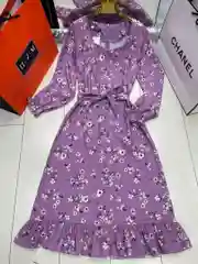 Платье с цветочным принтом