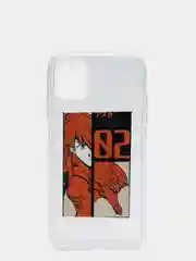 Коричневый чехол аниме "Evangelion neon genesis" для iPhone 6/6s 7/8 Plus XR 11 12