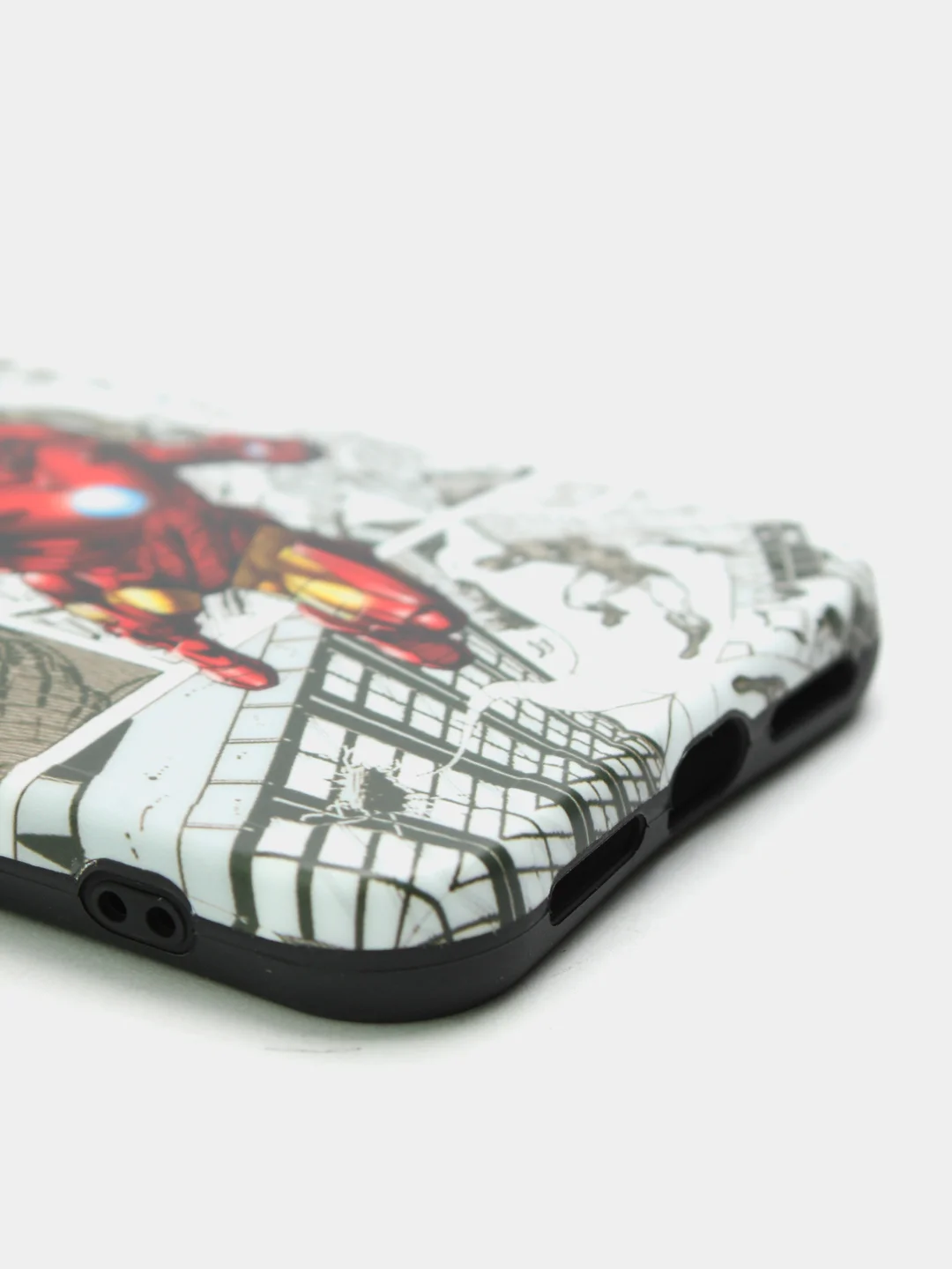 Кремовый чехол комиксы "Marvel" супергерои для iPhone 6/6s 7/8 Plus XR 11 XS 12 Pro mini