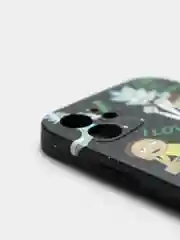 Угольный чехол мультсериал "Рик и Морти" для IPhone 6s 7/8 7/8 Plus XR 11