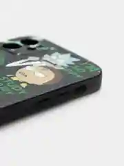 Угольный чехол мультсериал "Рик и Морти" для IPhone 6s 7/8 7/8 Plus XR 11