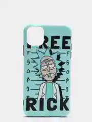 Голубой чехол мультсериал "Рик и Морти" для IPhone 6s 7/8 7/8 Plus XR 11