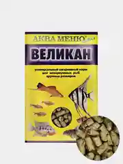 Корм АКВА МЕНЮ Великан 35гр.(большие гранулы) для аквариумных рыб крупных размеров