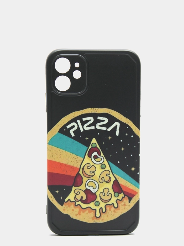 Чехол "Space Pizza" для iPhone 6/6s 7/8 Plus XR 11 XS Max 12 Pro mini