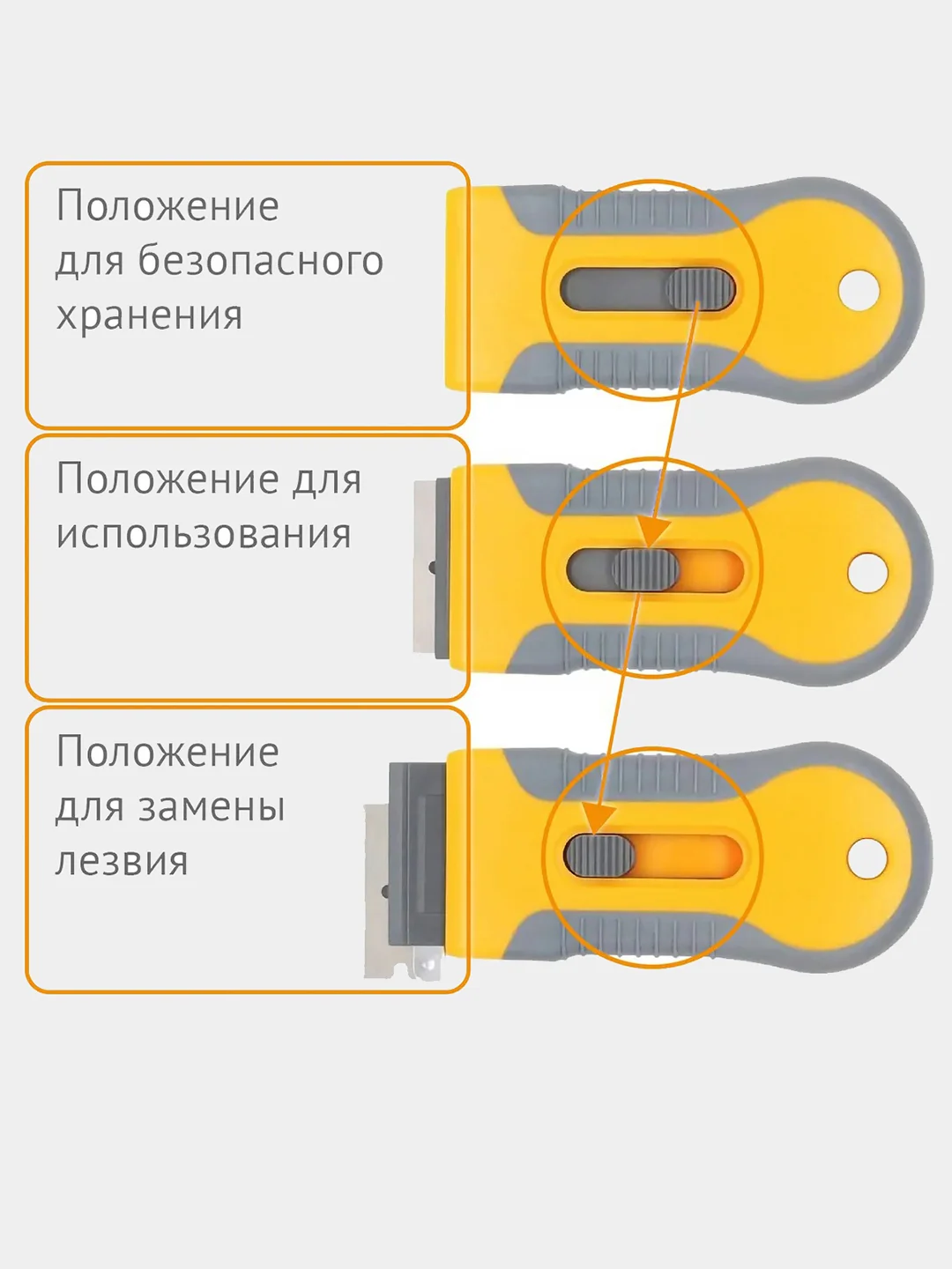 Скребок для стеклокерамических плит