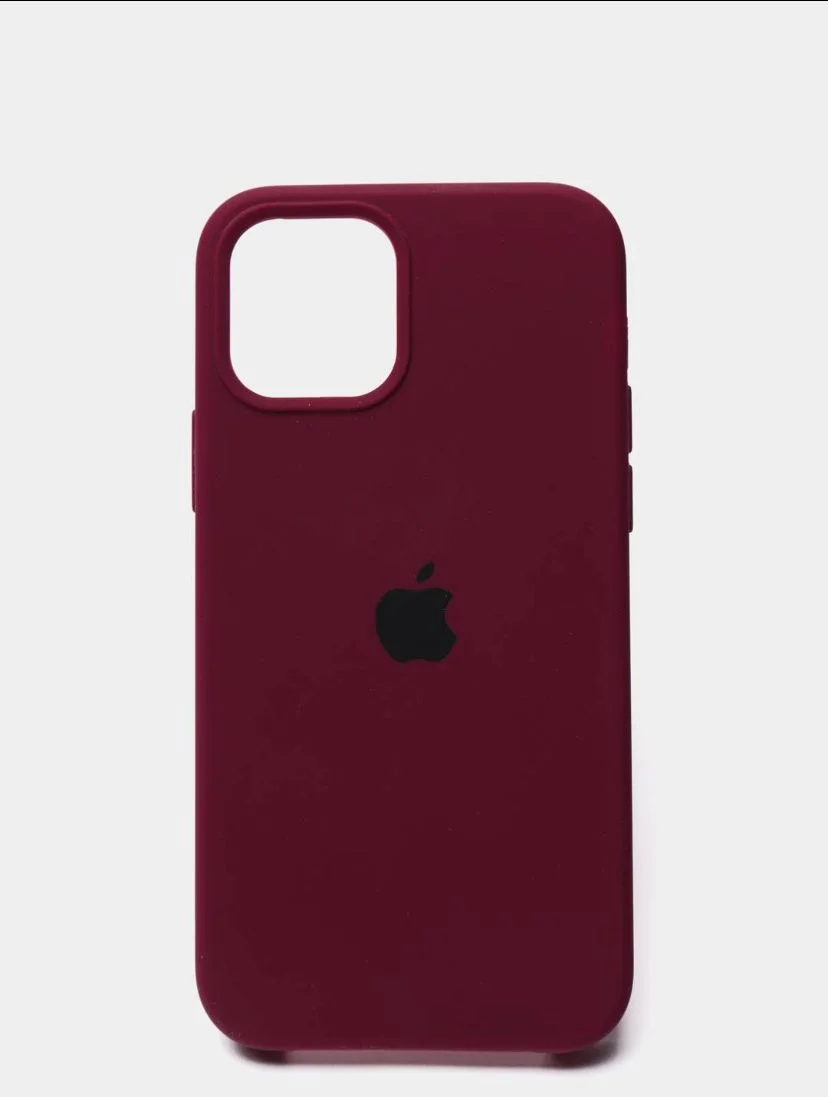 Бордовый чехол Silicone Case на iphone 11/ 11pro/ 11 pro max/ 12, 12pro/13/13pro/13pro max