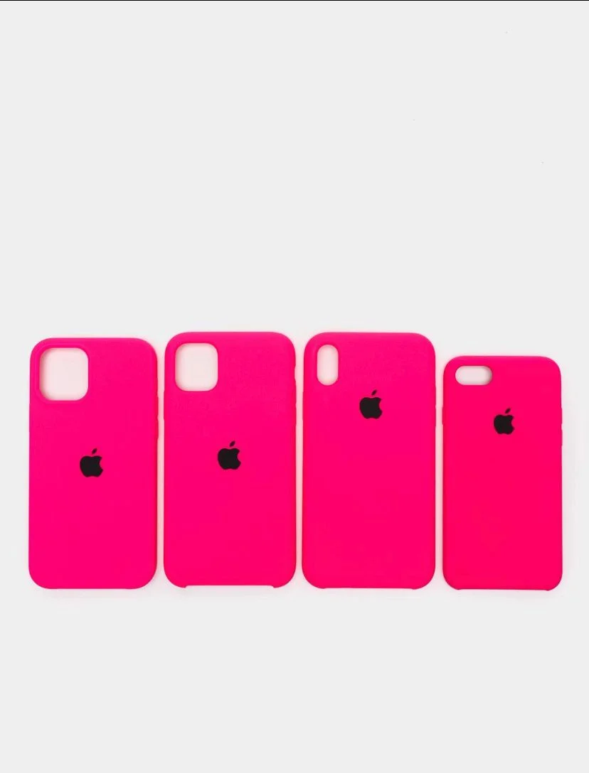 Фуксия чехол Silicone Case на iphone 11/ 11pro/ 11 pro max/ 12, 12pro/13/13pro/13pro max
