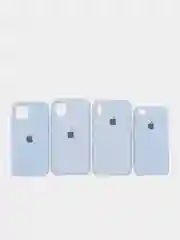 Светло-синий чехол Silicone Case на iphone 11/ 11pro/ 11 pro max/ 12, 12pro/13/13pro/13pro max