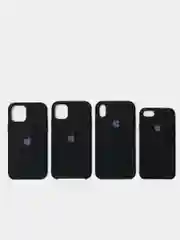 Черный чехол Silicone Case на iphone 11/ 11pro/ 11 pro max/ 12, 12pro/13/13pro/13pro max