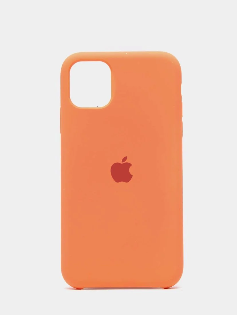 Пастельно-коралловый чехол Silicone Case на iphone 11/ 11pro/ 11 pro max/ 12, 12pro/13/13pro/13pro max