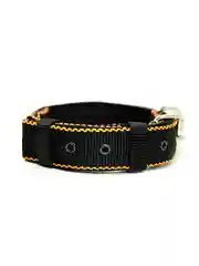 Серый ошейник капроновый для собак "Strong Dog" Regular Premium, 35мм
