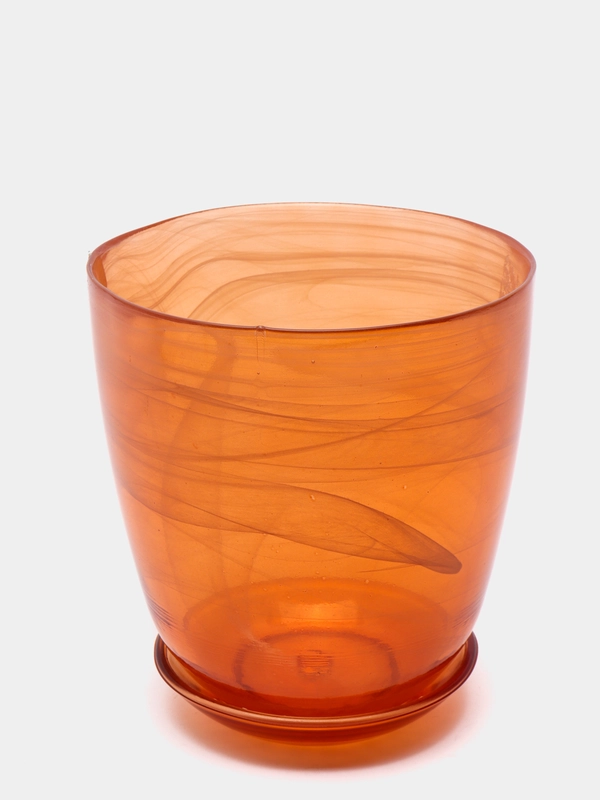 Горшок NiNaGlass алеб.крш.террак