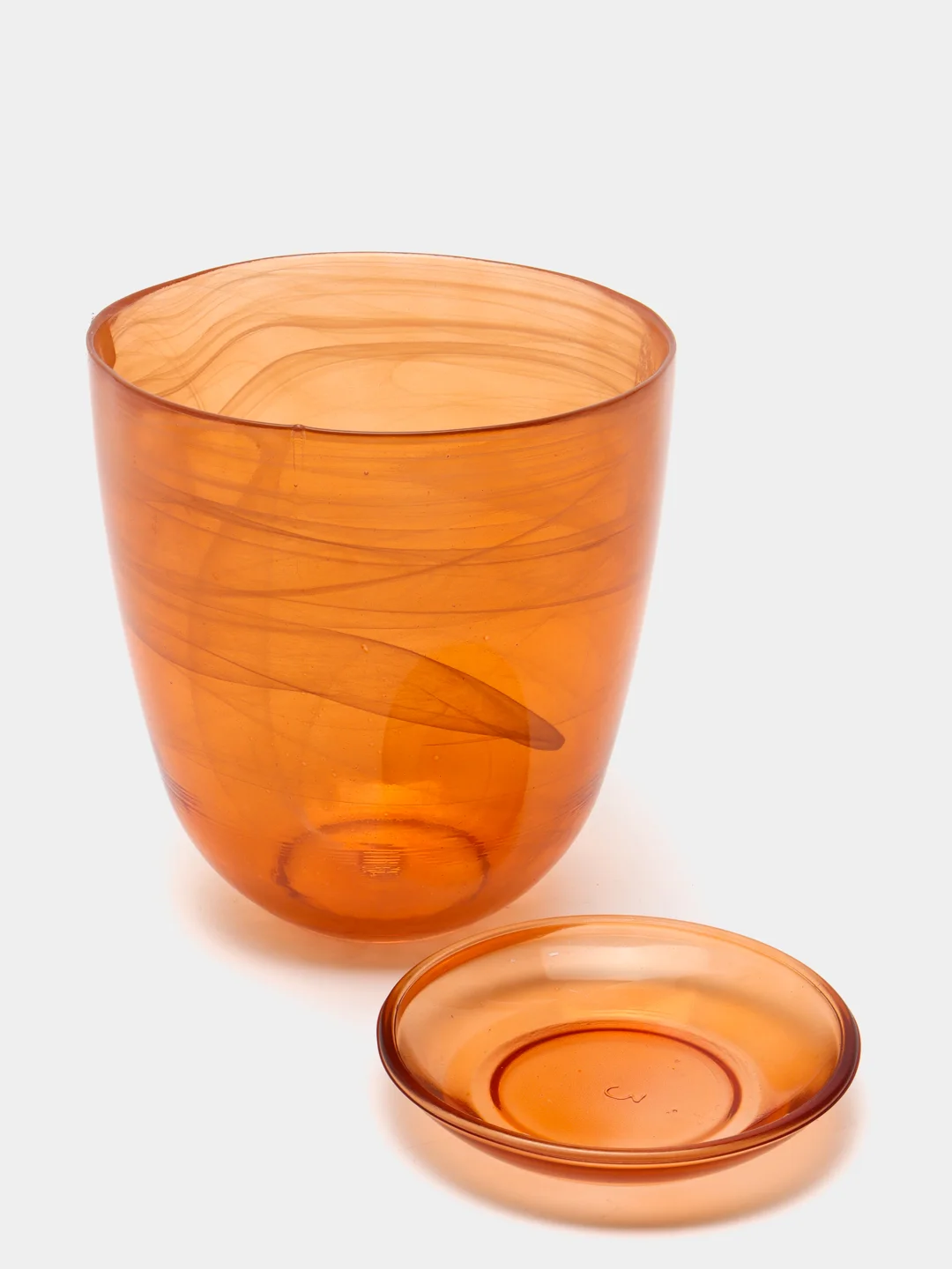 Горшок NiNaGlass алеб.крш.террак