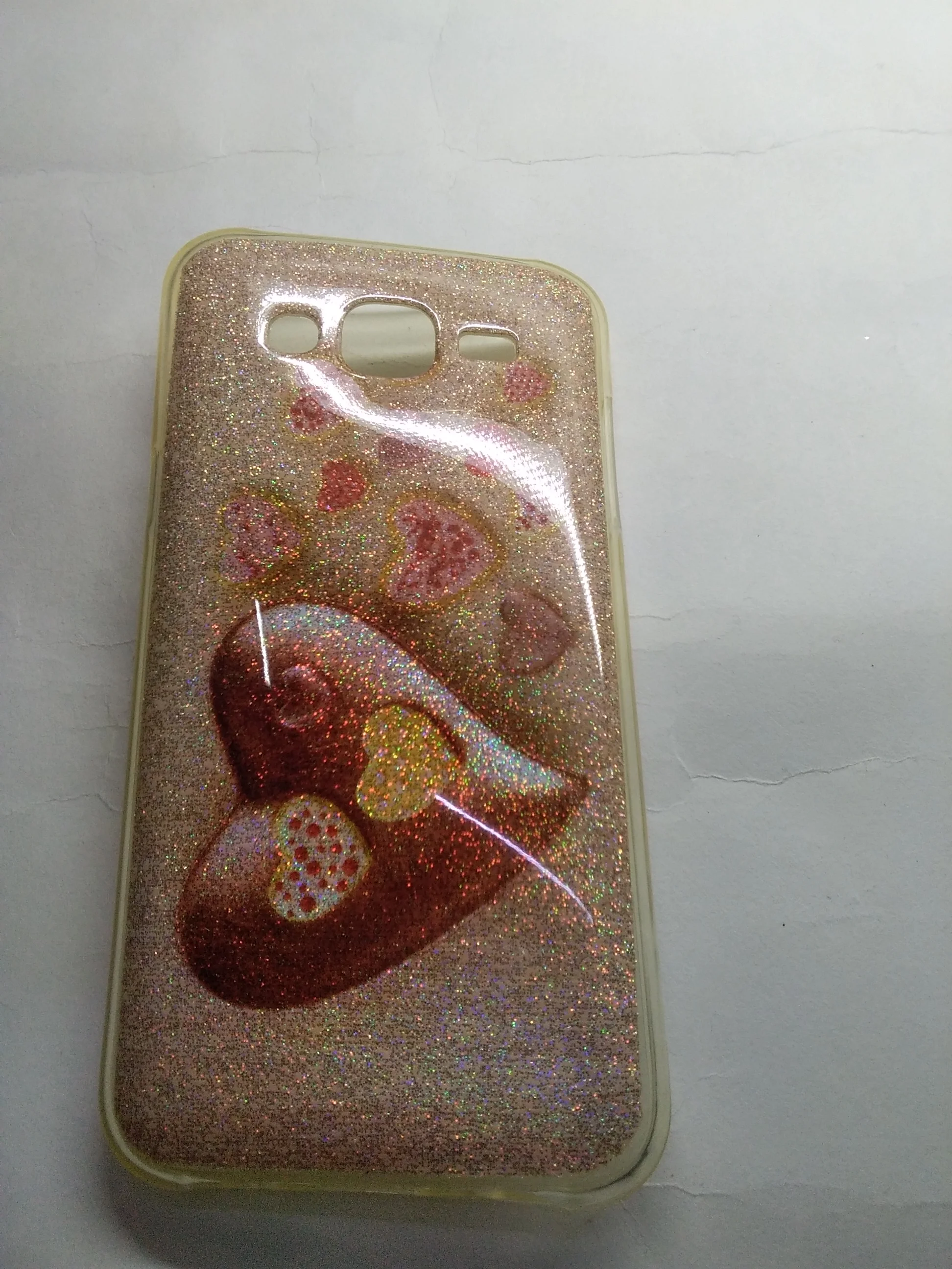 Кремовый чехол Samsung J5 2015