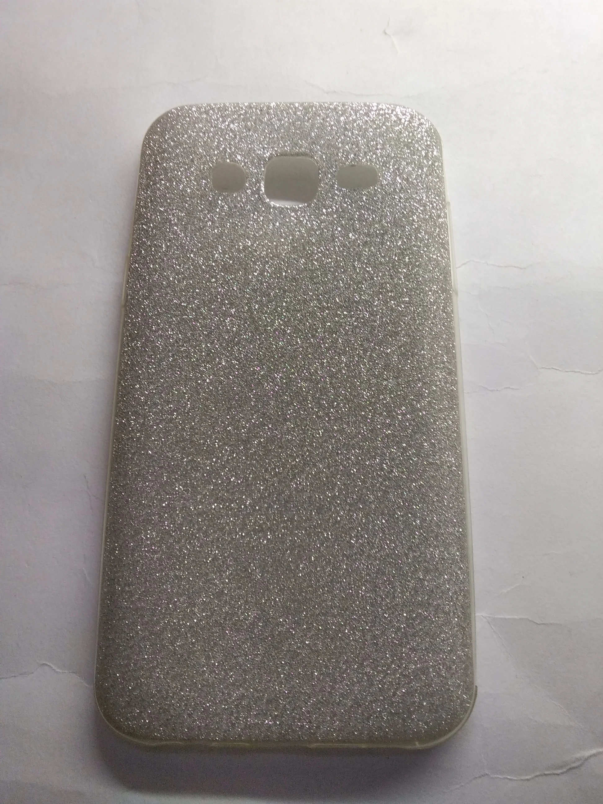 Серебряный чехол Samsung J5 2015