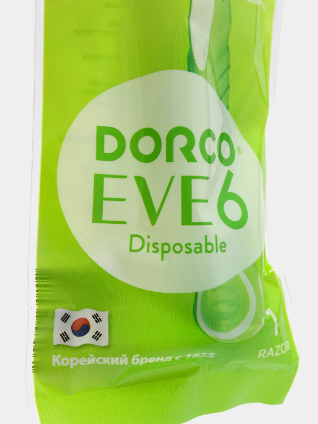 Станок для бритья женский Dorco "Eve 6", одноразовый