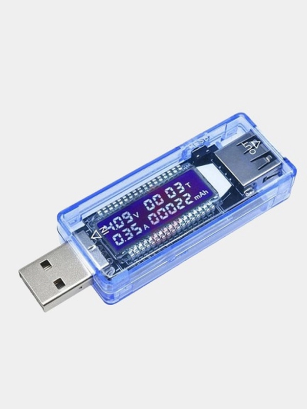 USB вольтметр + амперметр + измеритель емкости