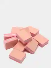 Розовый 50 шт. Мини баф для ногтей 100/180