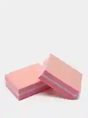 Розовый 50 шт. Мини баф для ногтей 100/180