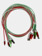 Cветящийся USB-кабель для зарядки телефона